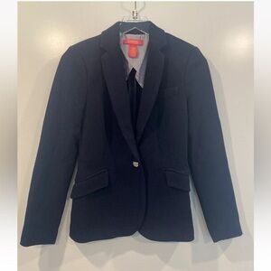 Catherine Malandrino Navy Blue Blazer Jacket Career Womens Size 4‎ (H)